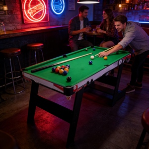Ensemble complet de billard avec queues, boules, triangle et <span class=keywords><strong>craie</strong></span> pour un jeu de tournoi à domicile immédiat - Product Image 3