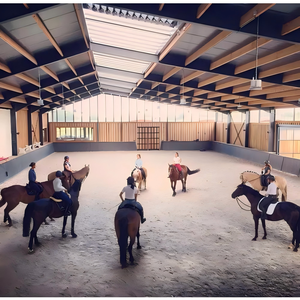 Structure légère en acier à portée sans métal Préfabriqué Intérieur Riding Arena Barn Shed House Design pour fermes pour propriétaires de chevaux - Product Image 4