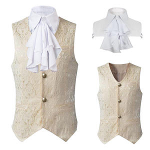 Nouveau gilet de style médiéval gothique pour hommes et femmes, costume de scène avec <span class=keywords><strong>jabot</strong></span> - Product Image 2