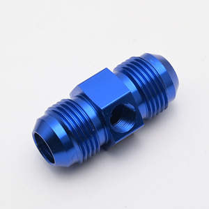 Adaptador de Conexión de Presión de Combustible y Aceite EPMAN de Aluminio Macho de 1/8\" NPT con Puerto Lateral AN4 AN6 AN8 AN10 - Product Image 1
