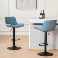 Mobilier de bar nordique Design moderne minimaliste tabouret de bar en tissu de haute qualité comptoir cadre en métal chaise de bar haute