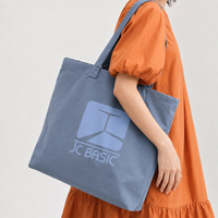 Sac fourre-tout en toile épaisse recyclée écologique avec logo personnalisé, sac de shopping durable de qualité supérieure pour les vêtements haut de gamme, marque de luxe