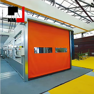 Puertas Industriales <span class=keywords><strong>de</strong></span> PVC <span class=keywords><strong>de</strong></span> Alta Velocidad, Auto-Reparables, Automáticas, con Cierre <span class=keywords><strong>de</strong></span> Cremallera, Control Remoto, Impermeables, Certificadas ISO/CE - Product Image 4