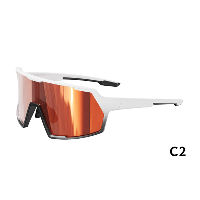 Finewell High Quality Light Weight UV400 Custom Logo Outdoor Wrap Around Sports Z87 Mirror Purple Safety Sunglasses 2026