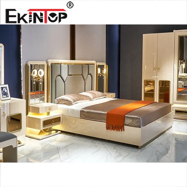 Ekintop commercio all'ingrosso di vendita calda moderna regina letto king size letto a baldacchino