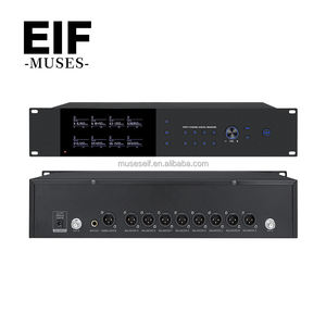 Système de microphone pour casque Lavalier professionnel à condensateur XLR sans fil à 8 canaux pour la conférence d'enregistrement en studio - Product Image 4