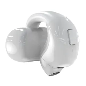 Shopify Headphone Clip-On tunggal, Earphone nirkabel olahraga Gaming