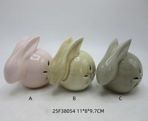 الأكثر مبيعًا زخرفة السيراميك أرنب البيض الخزف تخريج السنة الصينية الجديدة وعيد الميلاد زخرفة المفضلة للأطفال - Product Image 5