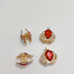 Double-Sided Alloy <b>Crown</b> Crystal Keychain DIY Jewelry Accessory With Synthetic Crystals Portable Spring 2025 Jinhua Origin - Product Image 3