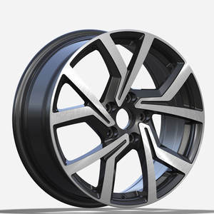 Rines Jy de 17, 18, <span class=keywords><strong>19</strong></span> y 20 Pulgadas en Negro con Acabado Mecanizado para Polo Santana SpaceCross Suran Golf Scirocco <span class=keywords><strong>Sharan</strong></span> Tiguan Touran Vento ID - Product Image 4