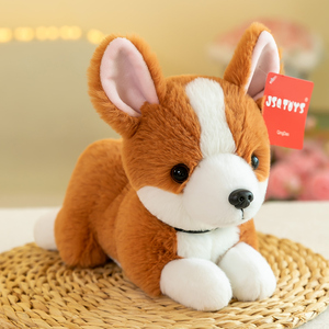 Jouet en <span class=keywords><strong>peluche</strong></span> pour chien mignon, jouet en <span class=keywords><strong>peluche</strong></span> lesté pour chien, posture allongée - Product Image 4