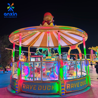 Attraction interactive de parc d'attractions pour enfants sur le thème des canards, avec balles pulvérisatrices, pour les fêtes foraines et les parcs familiaux