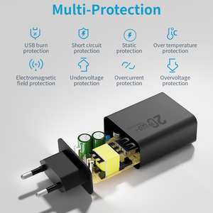 Hot Sale Phone Accessories Fast Portable Wholesale <strong>Type</strong> <strong>C</strong> Fast Charger <strong>Adapter</strong> Travel USB Multiple Wall Mobile EU US <strong>PLUG</strong> - Product Image 6