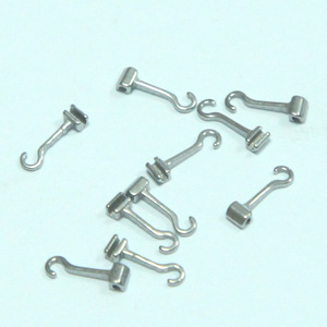 Display <b>Hook</b> 100 Mm Chrome Plated Metal <b>Wall</b> Mount Industrial Style - Product Image 4