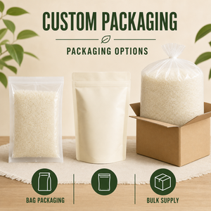 Granulés <span class=keywords><strong>de</strong></span> riz <span class=keywords><strong>de</strong></span> <span class=keywords><strong>konjac</strong></span> sec fabriqués à partir <span class=keywords><strong>de</strong></span> <span class=keywords><strong>farine</strong></span> <span class=keywords><strong>de</strong></span> <span class=keywords><strong>konjac</strong></span> en sacs pour la restauration et la vente en gros - Product Image 4