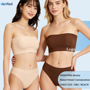 Reggiseno Senza Spalline di Alta Qualità, Taglie Grandi, Leggero, Push-up, Set Reggiseno Invisibile Tagliato al Laser - Product Image 3