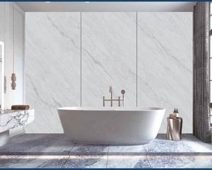 Carrelage artificiel en <span class=keywords><strong>pierre</strong></span> frittée blanche polie de 2400x1200x9mm pour décoration murale faux sol en marbre <span class=keywords><strong>fausse</strong></span> <span class=keywords><strong>pierre</strong></span> murale - Product Image 6