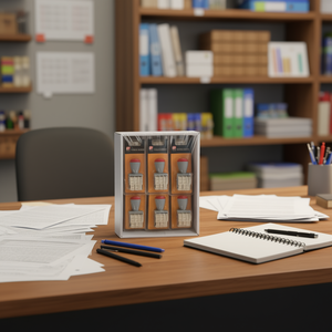 Segnaletica digitale 12 unità in confezione scatola Rif. 07698 Timbro autoinchiostrante in plastica per uso ufficio - Product Image 3