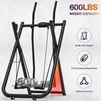 Machine de planeur elliptique en acier entièrement assemblée de 600LBS Air Walk Home Cross-Training Cardio Workout Equipment Entertainment