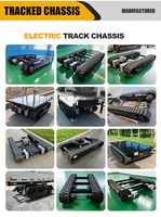 Châssis modulaire tout-terrain à commande radio certifié CE, base de robot chenillé personnalisée, longue portée, télécommandé, open source