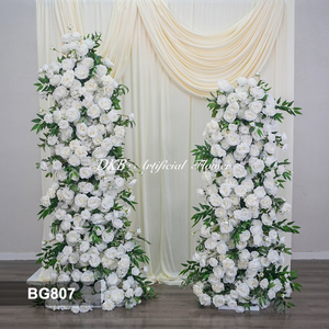Fleurs artificielles DKB en gros, roses en soie et plastique de haute qualité, faites à la main, pour décorations de mariage/Fête des Mères, décorations de plafond - Product Image 3