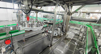 Nouvelle ligne de production de mise en conserve automatique industrielle ensemble complet concombre mariné olive légumes boîtes de conserve shampooing Machine de remplissage