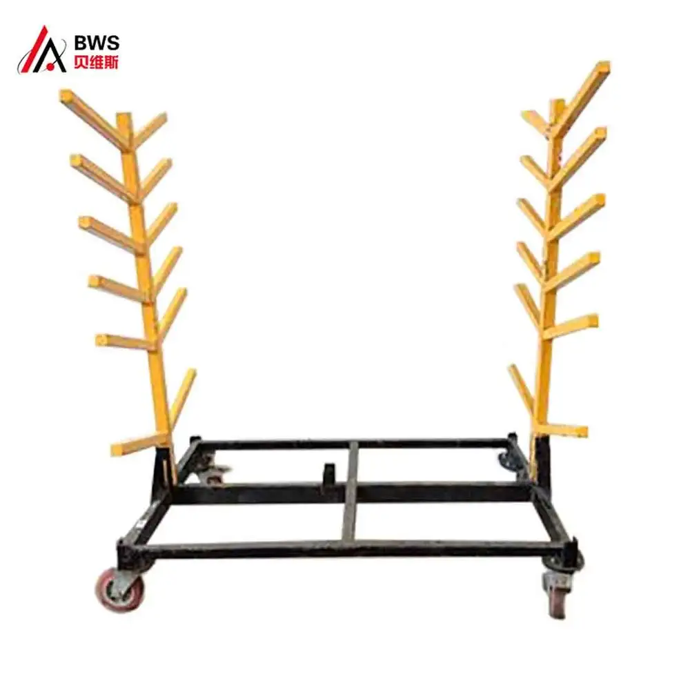 Metal Industry Pipe Storage Rack Steel Pipe Display Stand