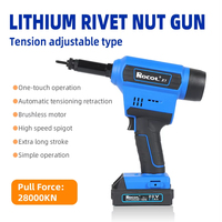 Pistolet à rivets sans fil de qualité industrielle M3-M12 RL-X1 économe en main-d 'œuvre et efficace avec fonction de comptage des ongles alimenté par batterie