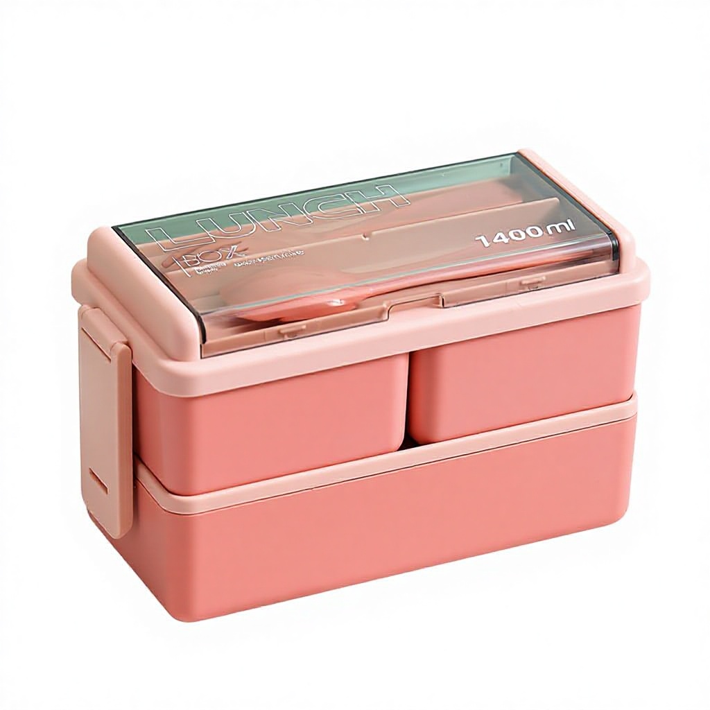 Double-layer compartment-powder
