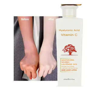 Organic Coconut Oil Body Cream Brightening Body Lotion Moisturizing Vitamin C Whitening Body Lotion For Women