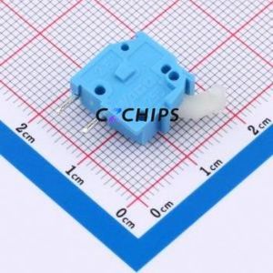 255-744 Spring Terminal Block Through hole Component (THT) Connector 1x1P Blue 1P 1 - Product Image 1