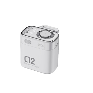 Nouveau style de ventilateur de cou portable pour la maison et l'extérieur, avec compresse de glace rafraîchissante, recharge USB et moteur sans balais - Product Image 1