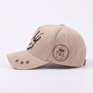 Gorra de Béisbol Ajustable de 5 Paneles de Tela de Rizo con Logotipo Personalizado T&L, Impresión Digital por Transferencia de Calor, Fabricante de Gorras de Playa para Verano, Venta al Por Mayor - Product Image 4