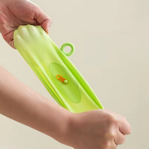 ชามซิลิโคนยืดได้แบบนำมาใช้ใหม่3ชิ้น, ฝาปิดซิลิโคนสำหรับเก็บอาหารเก็บความสดปิดผนึกกันฝุ่นสำหรับถ้วยกระป๋อง - Product Image 4