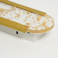 Lampe murale linéaire LED extérieure pour hôtel villa, IP65 étanche, éclairage solaire LED extérieur pour aménagement paysager
