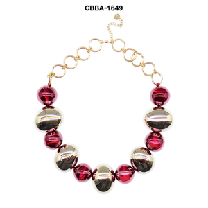 CBBA-1649 สร้อยคอประดับลูกปัดแฟชั่น เครื่องประดับที่หรูหราและมีสไตล์ - Product Image 2