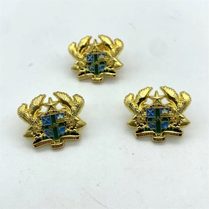 Ghana Cao Hoa Hồng Quốc Gia Biểu Tượng Tự Do Và Công Lý Kim Loại Ve Áo Pin Phù Hiệu - Product Image 3