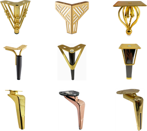 JIEYING Luxus Metall Diamant Sofa Stütz beine TV Schrank Füße Nachttisch Badezimmers chrank Bett möbel Bein - Product Image 5