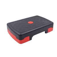Ajustable ejercicio Fitness entrenamiento paso a paso superficie antideslizante aeróbico paso plataforma entrenador