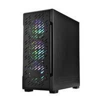 Boîtier PC en métal absorbant les chocs AntarcChill, boîtier de jeu ATX avec une excellente circulation d'air