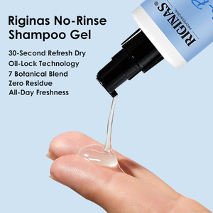 Gel Shampooing Sans Rinçage Volumisant et Contrôle du Sébum Riginas, Gel Sans Eau pour Usage Domestique, Marque Privée - Product Image 6