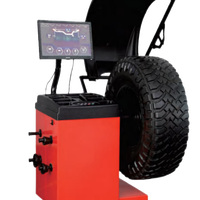 Dernière version de l'équilibreuse de roues Huaqi DS-90E, 200 tr/min, capacité de 70 kg, largeur de jante de 1,5'' à 18'', alimentation 110V/220V, 0,25 KW