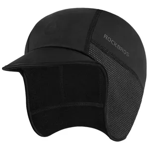 Rockrbos Winter Sport Caps Mannen Winddicht Fleece Thermische Warm Fietskleding Caps Oor Protector Oorklep Hoed Hoofddeksel Baseball Cap