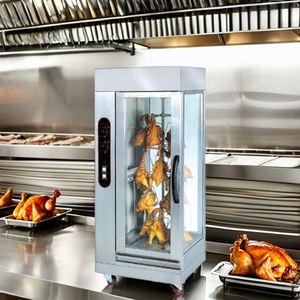 Four à rôtir poulet électrique et à gaz en acier inoxydable commercial à vendre - Product Image 1