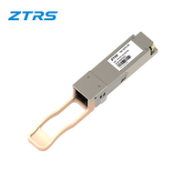 Module Fibre Optique ZTRS 100G QSFP28 SR4 850nm VCSEL 100m OM4 Multimode 4 Voies Full-Duplex pour Cloud