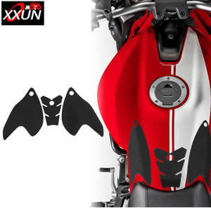 XXUN pour <span class=keywords><strong>DUCATI</strong></span> <span class=keywords><strong>Monster</strong></span> 821 moto anti-dérapant réservoir de carburant tampons gaz genouillère Traction autocollant protecteur - Product Image 1