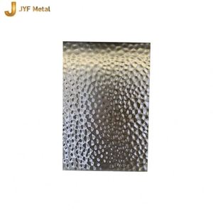 LL241 Hot Sales 304 Customized Honeycomb Embossed Wall Covering Panels Hammered Stainless <b>Mirror</b> <b>Sheet</b> for Ceiling Decoration - Product Image 2