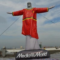 Statue gonflable géante Jésus gonflable pour la décoration de Pâques Fabriqué en Chine