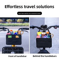 Sac de rangement pour vélo électrique Wuyang Business China, pochette pour téléphone à fixation avant pour scooter, boîte organisatrice pliable en cuir pour femme