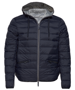 Fabricant RDS OEM Veste en duvet d'oie de canard à capuche en nylon hydrofuge ultralégère compressible pour hommes - Product Image 1